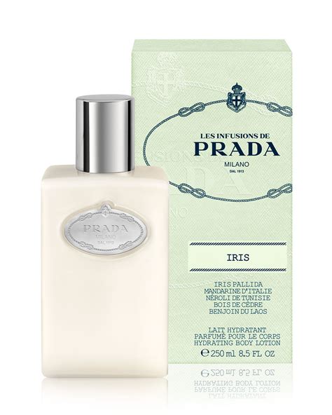 prada d iris body lotion.